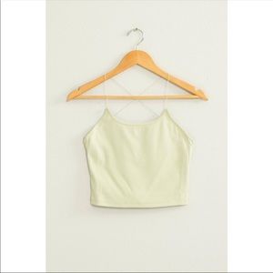 Cropped Cami with cris cross back